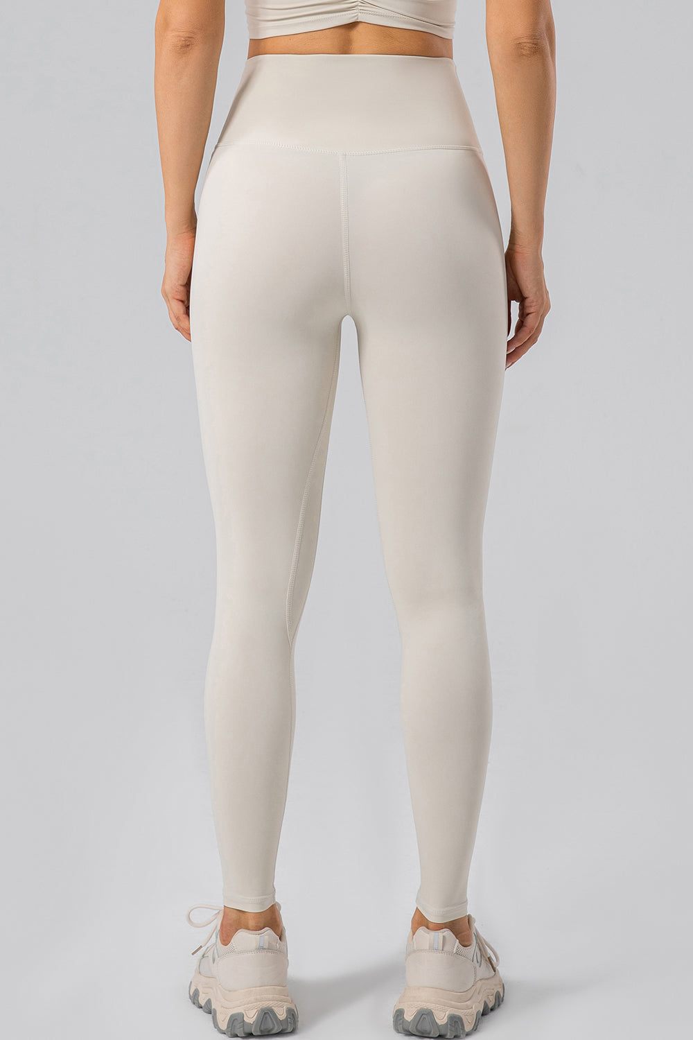 High Waist Wide Waistband Active Leggings - Ryzela