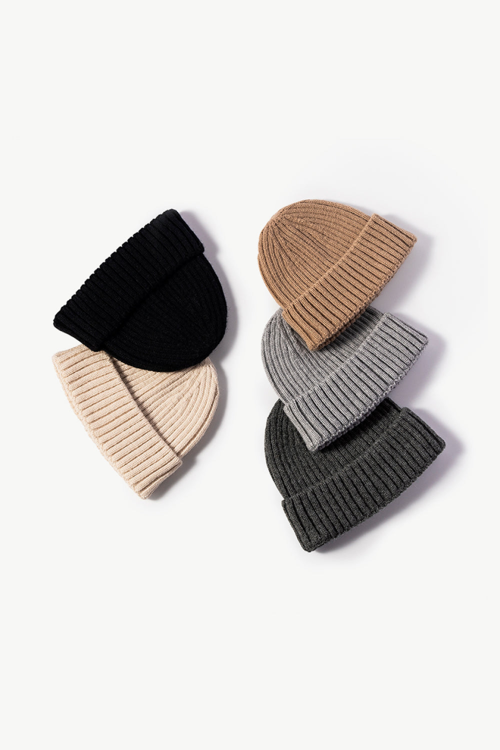 Rib-Knit Cuff Beanie - Ryzela