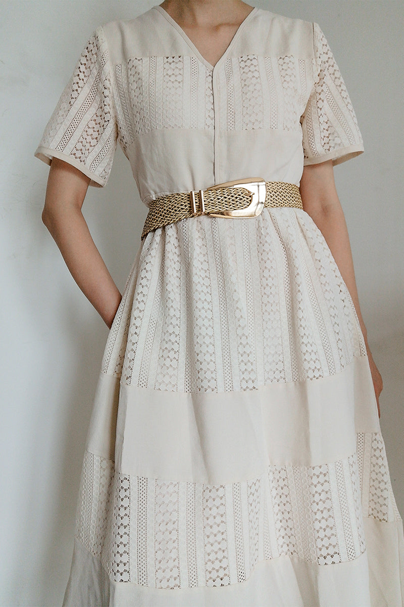 Irregular Buckle Braid Belt - Ryzela