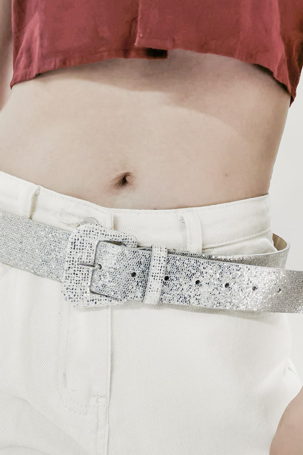 Glitter PU Leather Belt - Ryzela