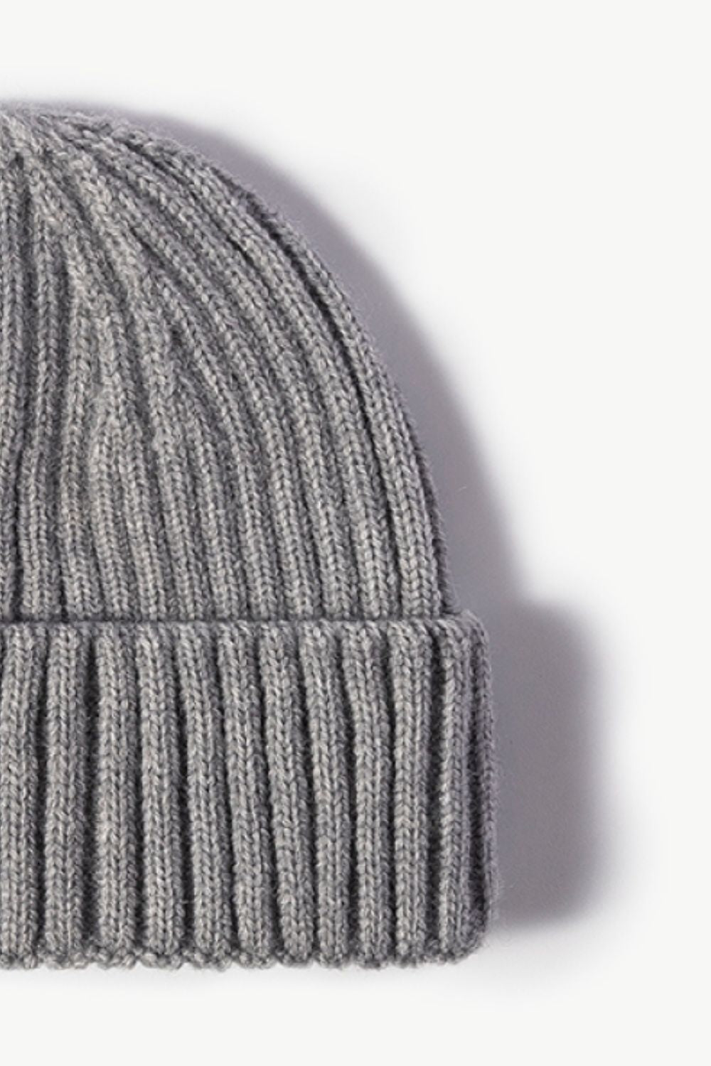 Rib-Knit Cuff Beanie - Ryzela