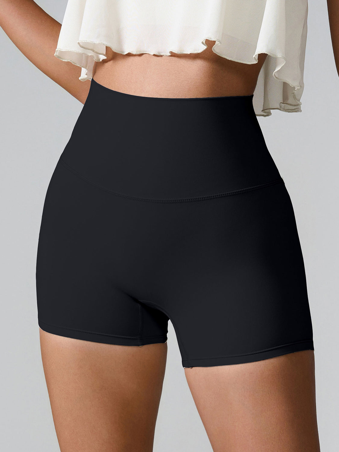 High Waist Active Shorts - Ryzela