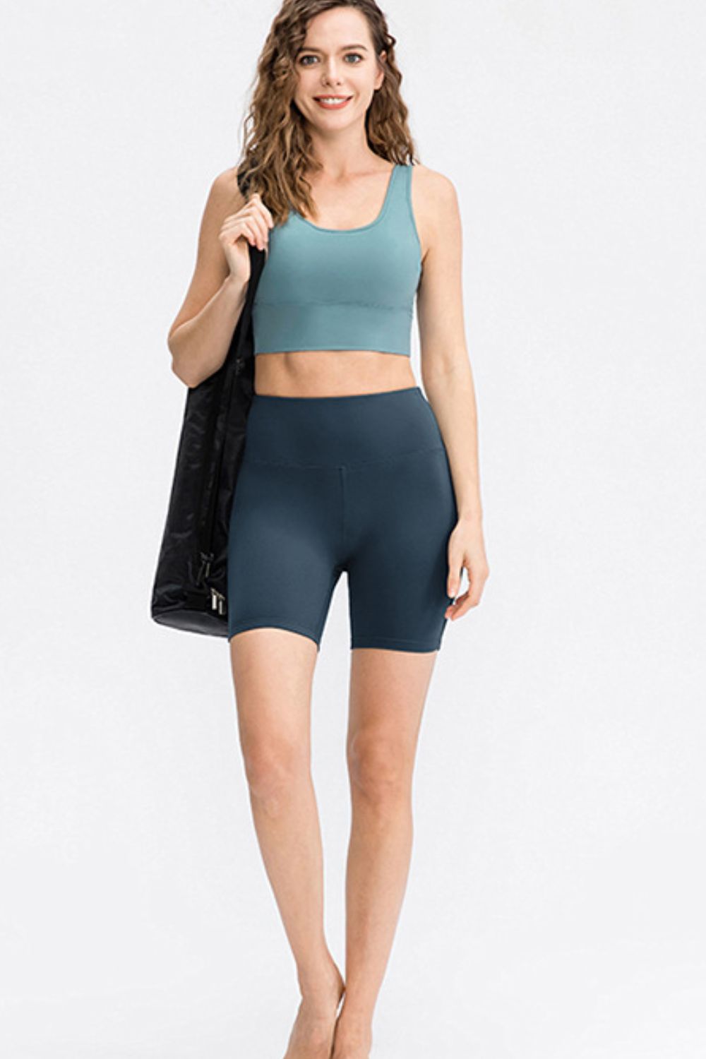 Wide Waistband Sports Shorts - Ryzela