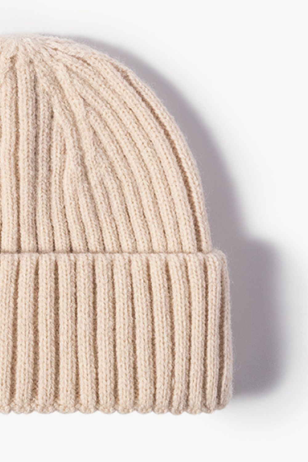 Rib-Knit Cuff Beanie - Ryzela