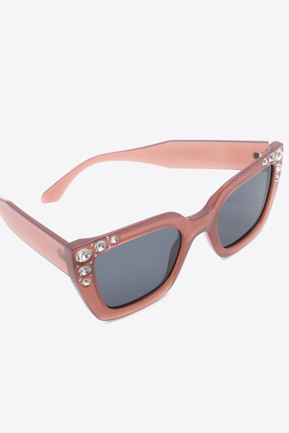 Inlaid Rhinestone Polycarbonate Sunglasses - Ryzela