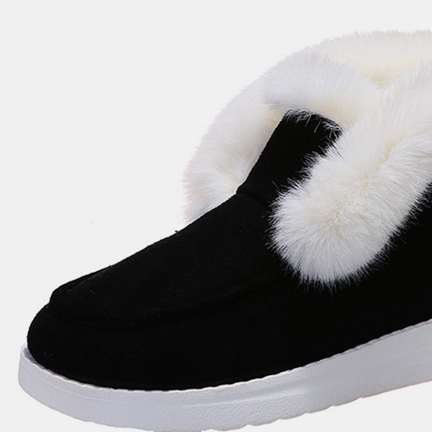 Furry Suede Snow Boots - Ryzela