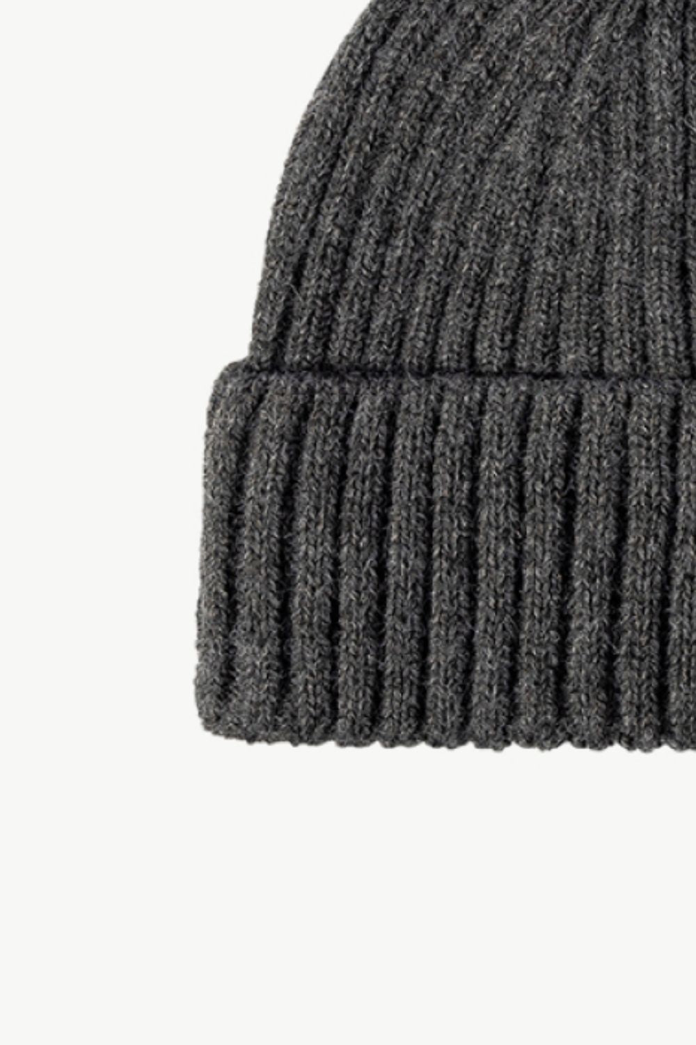 Rib-Knit Cuff Beanie - Ryzela