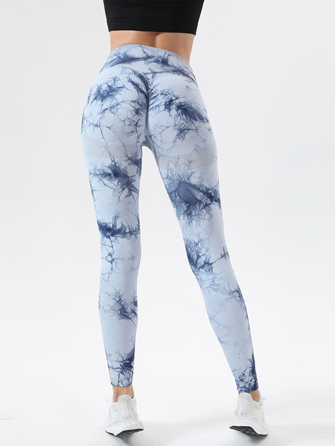 Tie-Dye High Waist Active Leggings - Ryzela