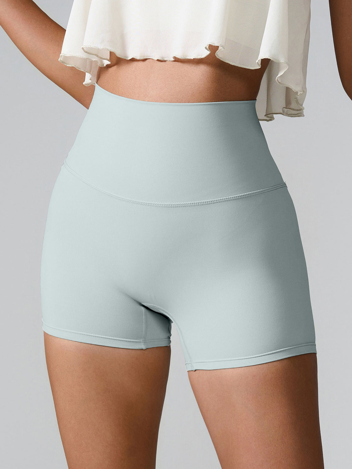 High Waist Active Shorts - Ryzela