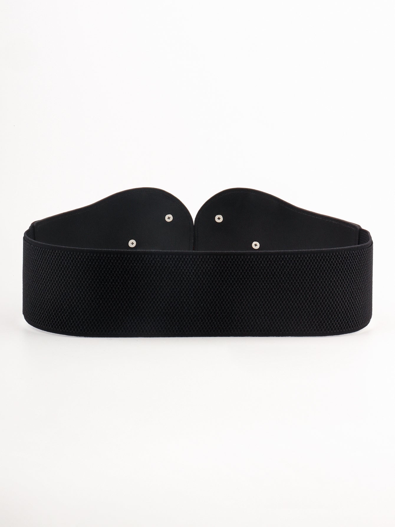 Alloy Buckle Elastic PU Belt - Ryzela