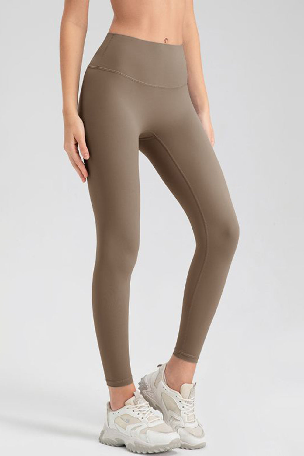 Wide Waistband Sport Leggings - Ryzela