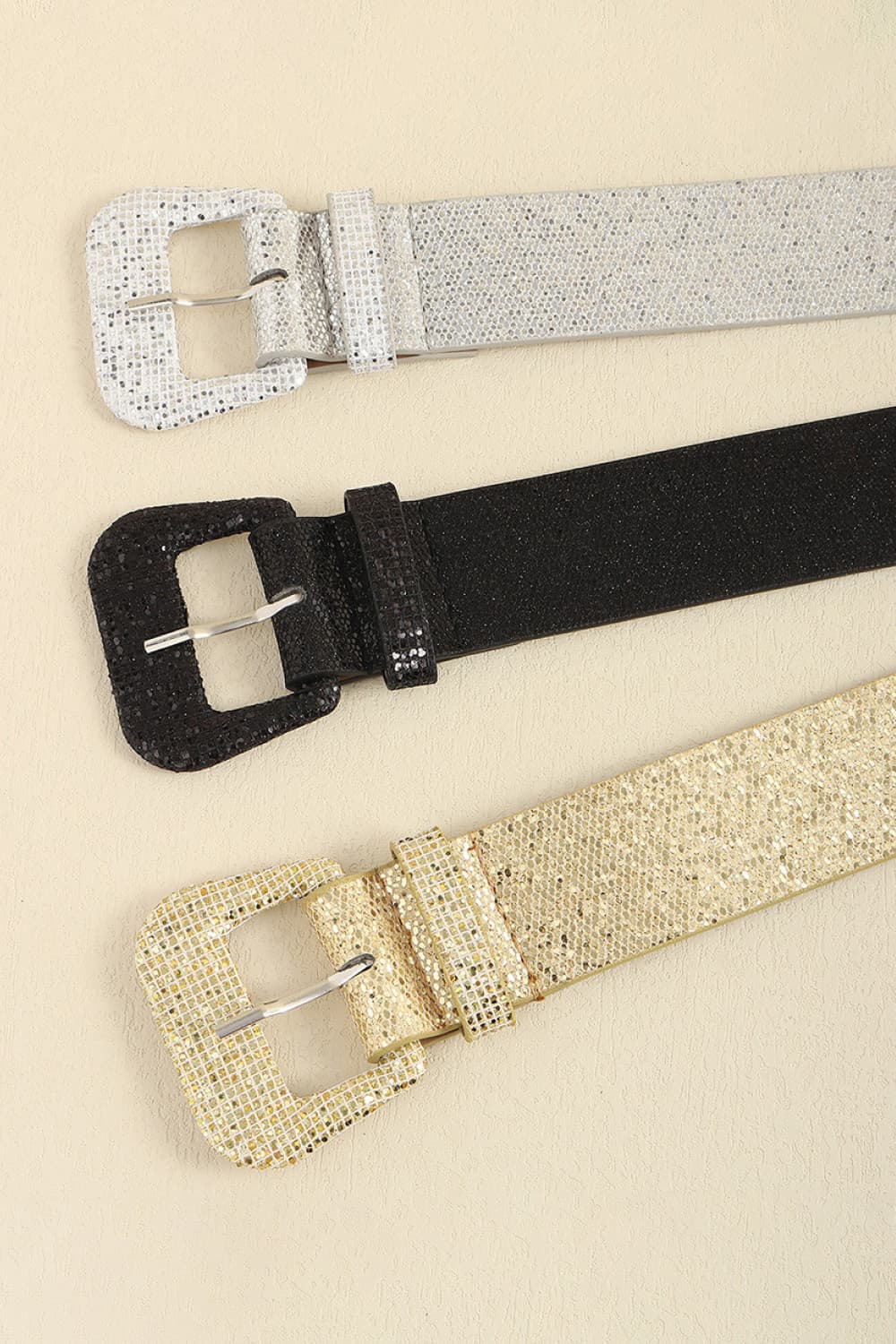 Glitter PU Leather Belt - Ryzela