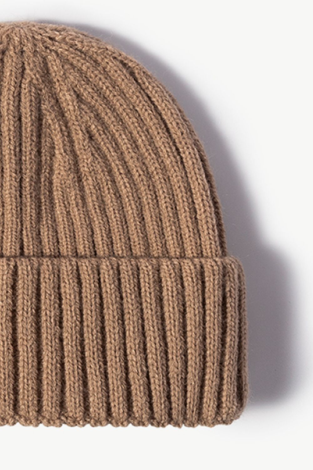 Rib-Knit Cuff Beanie - Ryzela