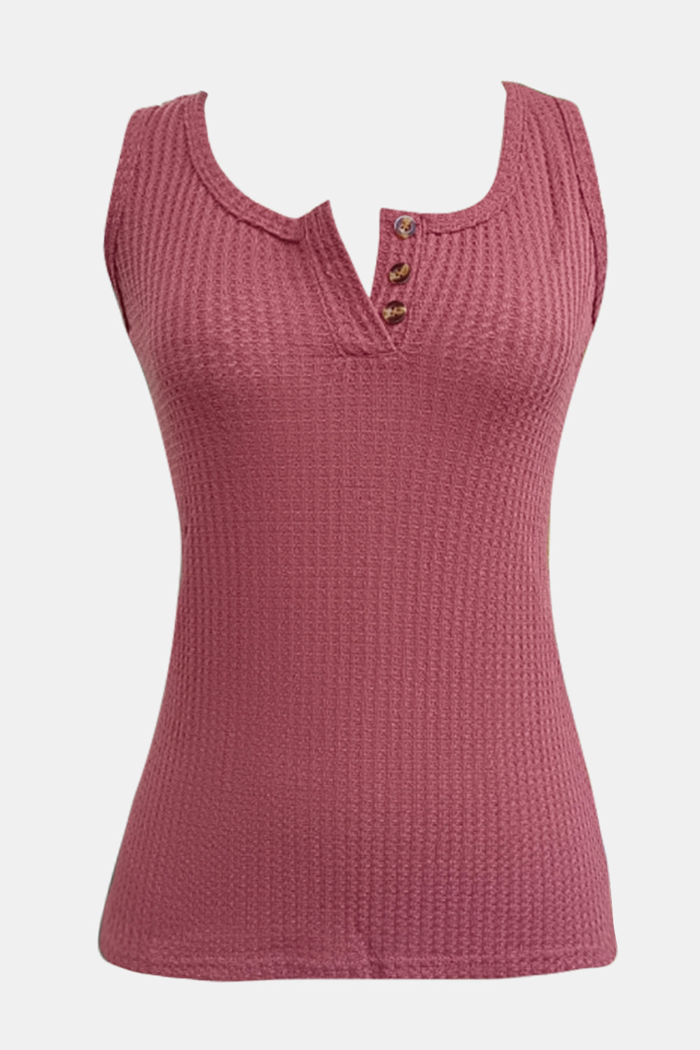 Full Size Textured Wide Strap Tank - Ryzela