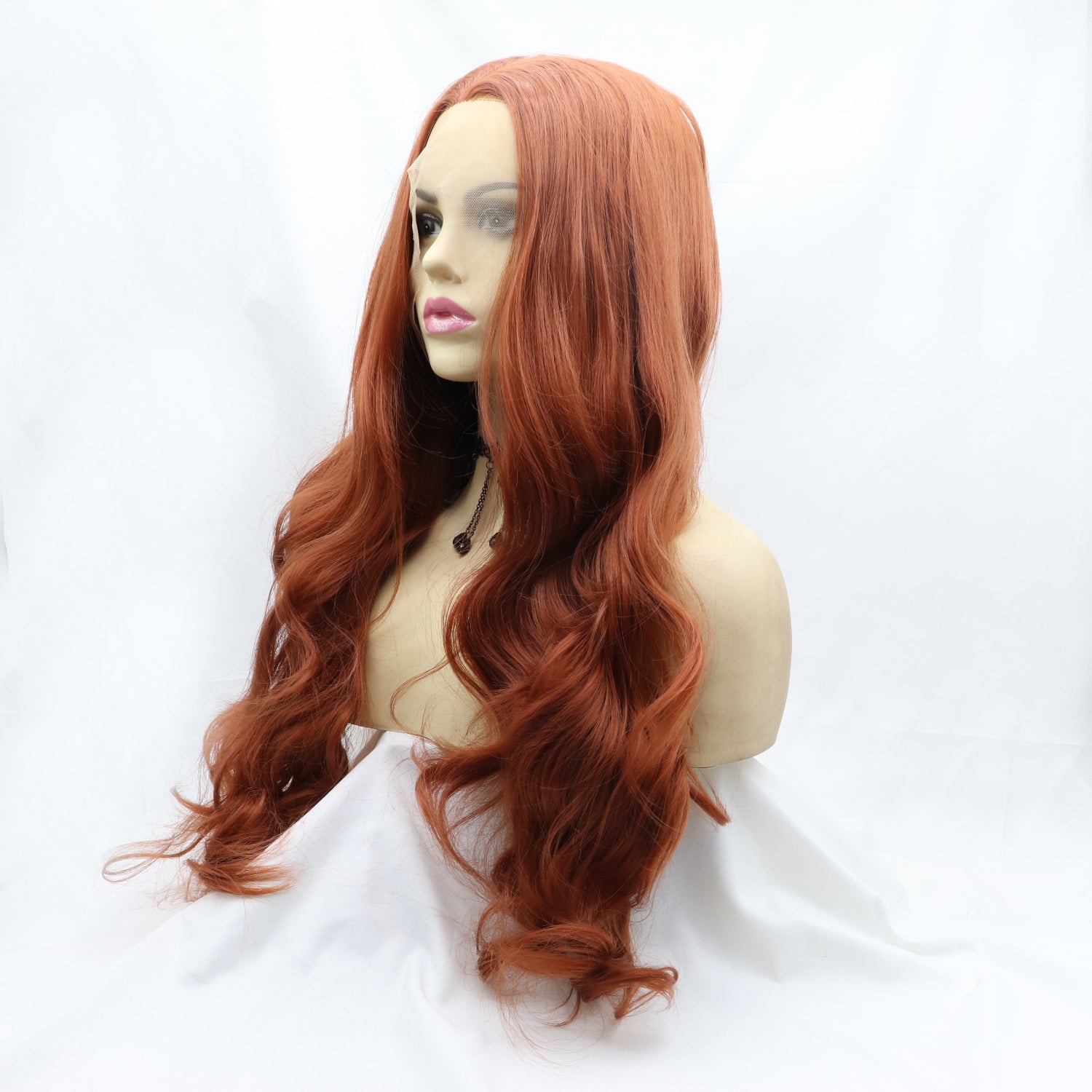 13*3" Lace Front Wigs Synthetic Long Wavy 24" 130% Density - Ryzela