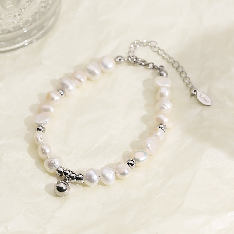 Stainless Steel Freshwater Pearl Bracelet - Ryzela