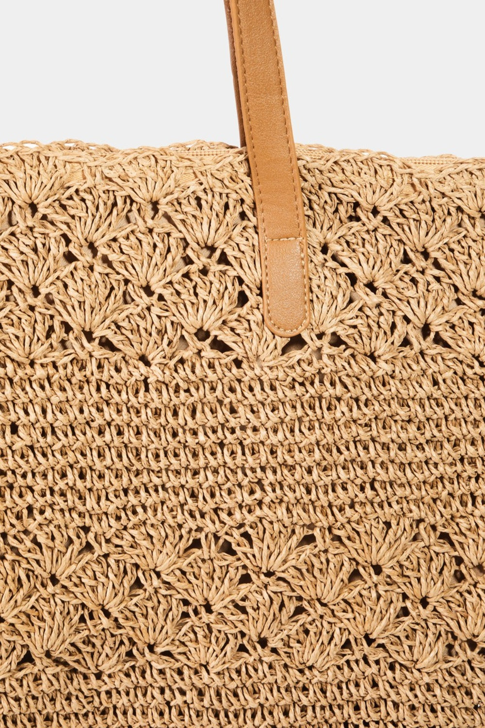 Fame Straw Braided Tote Bag - Ryzela