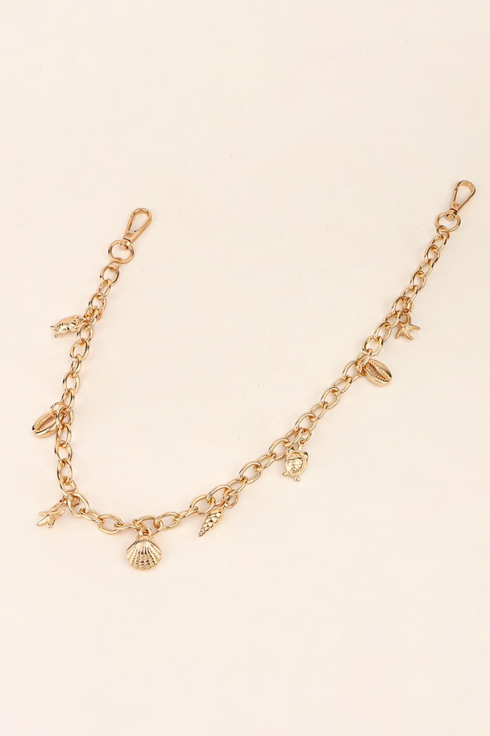 Sea Element Charm Iron Chain Belt - Ryzela