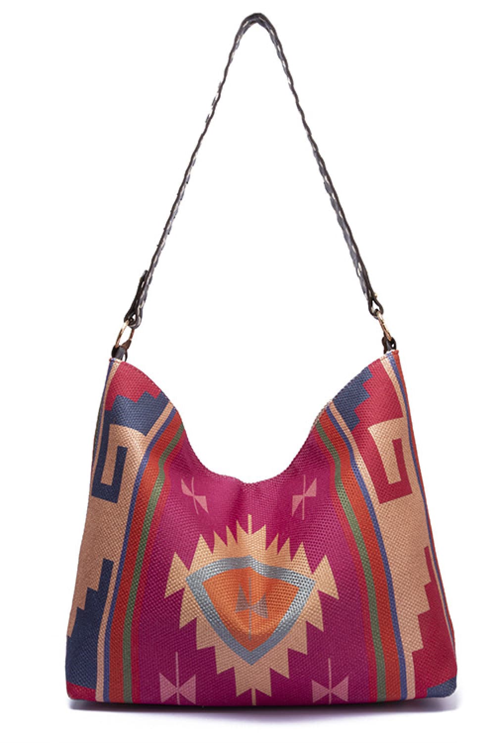 Geometric Canvas Tote Bag - Ryzela