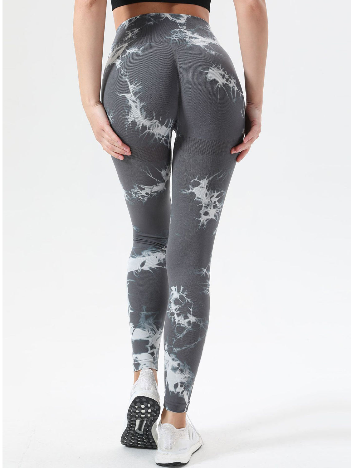 Tie-Dye High Waist Active Leggings - Ryzela