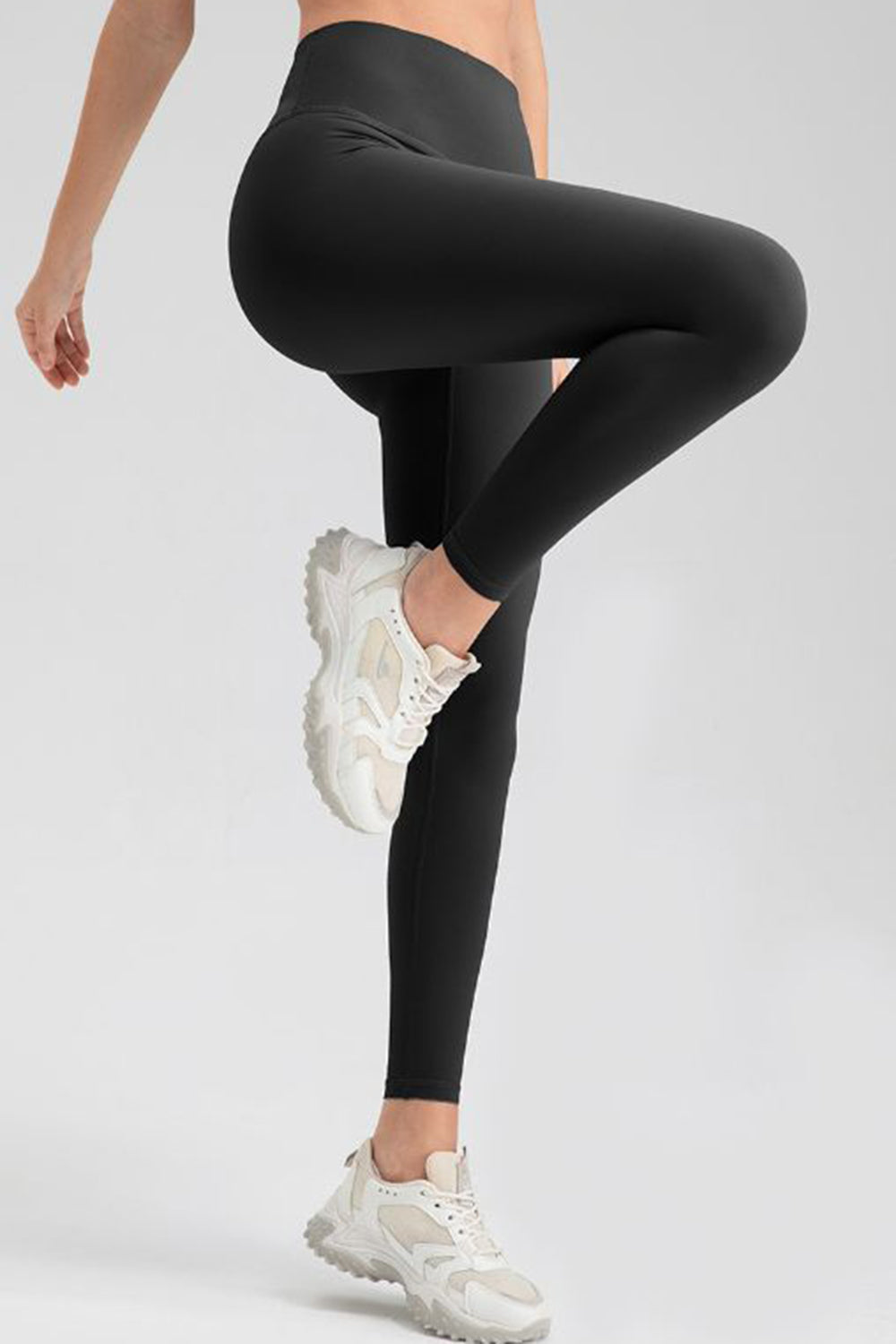 Wide Waistband Sport Leggings - Ryzela