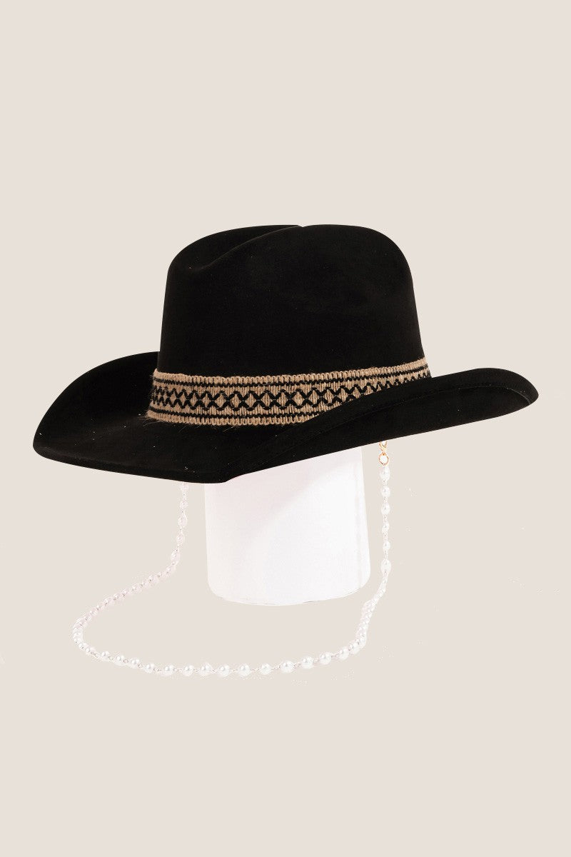 Fame Ornate Band Cowboy Hat - Ryzela