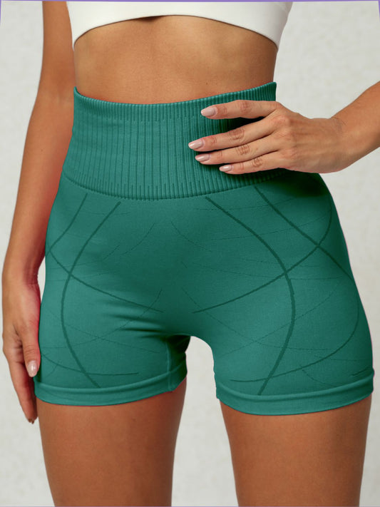 High Waist Active Shorts - Ryzela