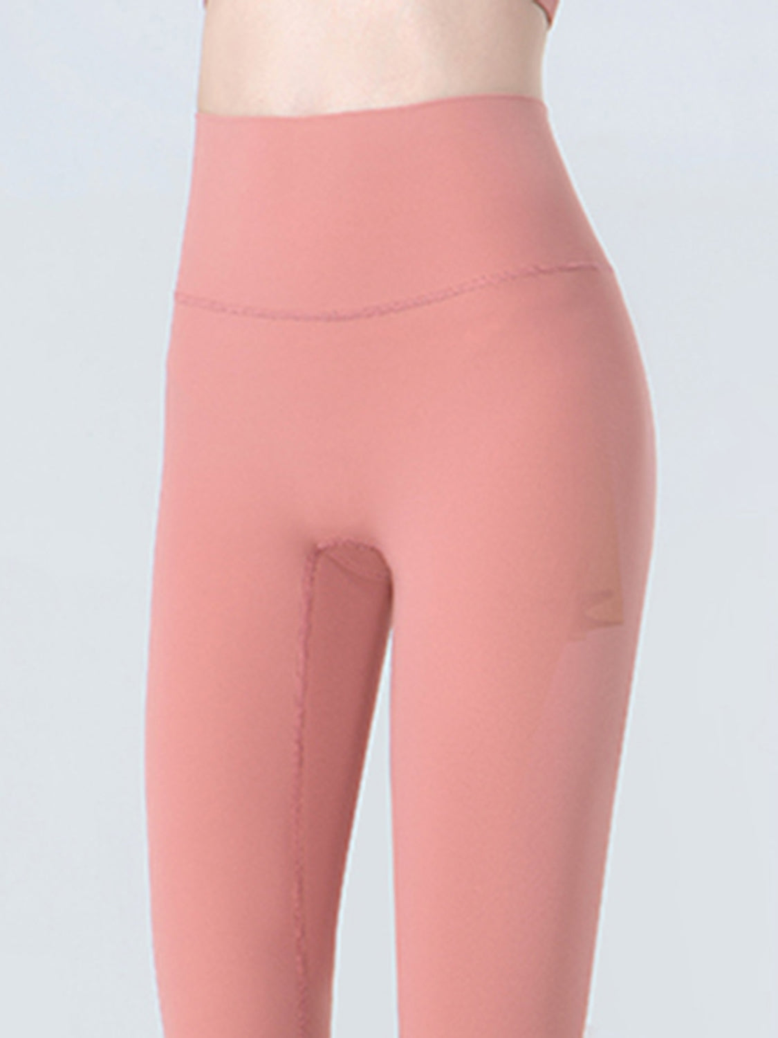 Wide Waistband Cropped Sports Leggings - Ryzela