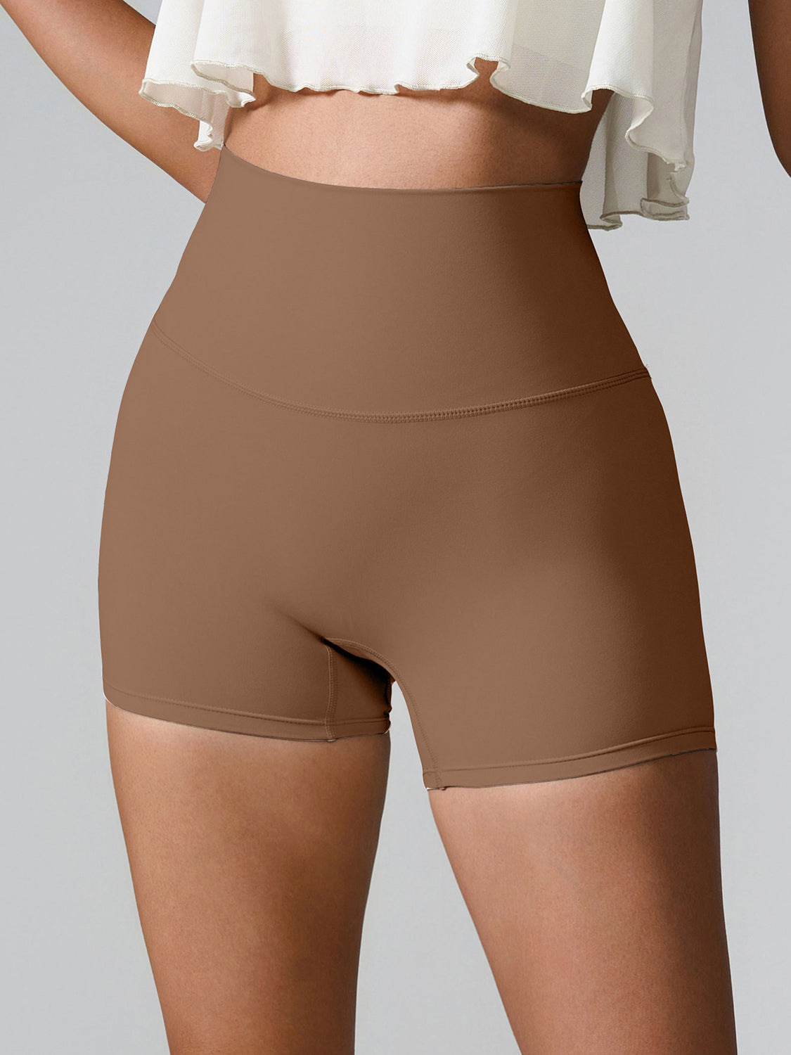 High Waist Active Shorts - Ryzela