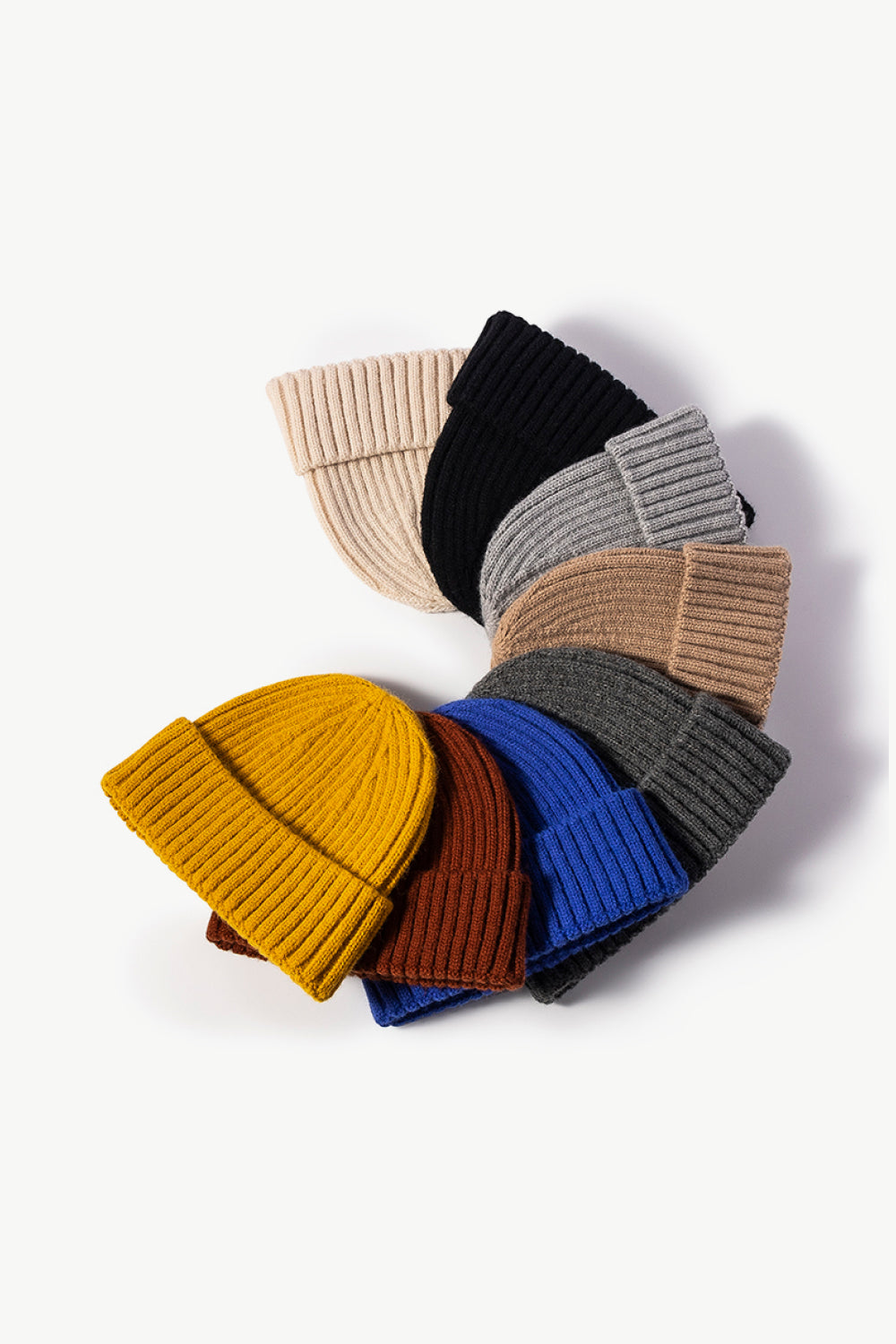 Rib-Knit Cuff Beanie - Ryzela