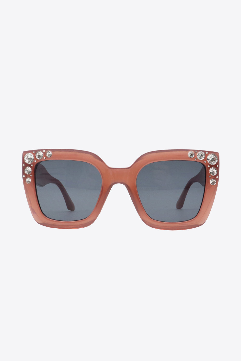 Inlaid Rhinestone Polycarbonate Sunglasses - Ryzela