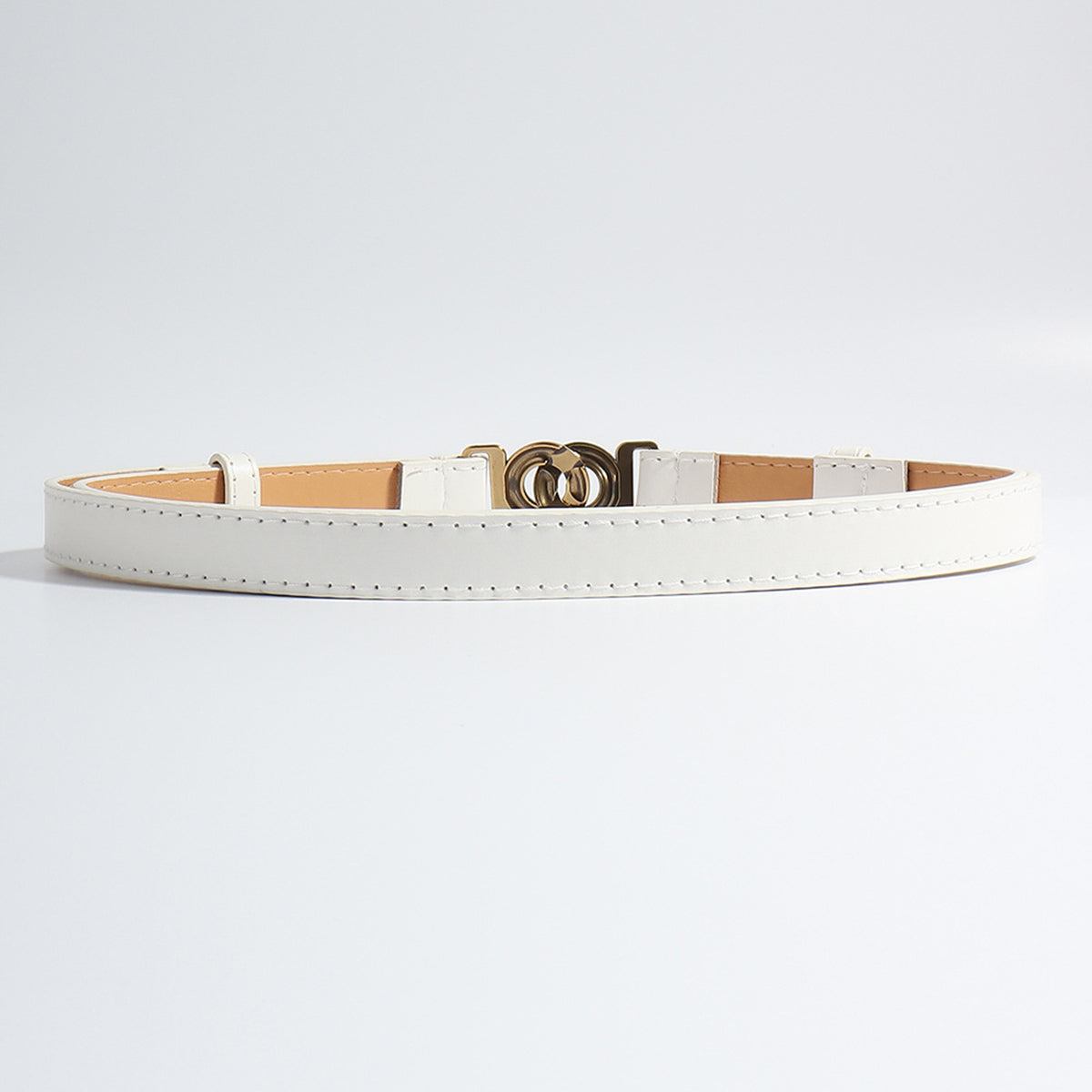 Alloy Buckle PU Belt - Ryzela