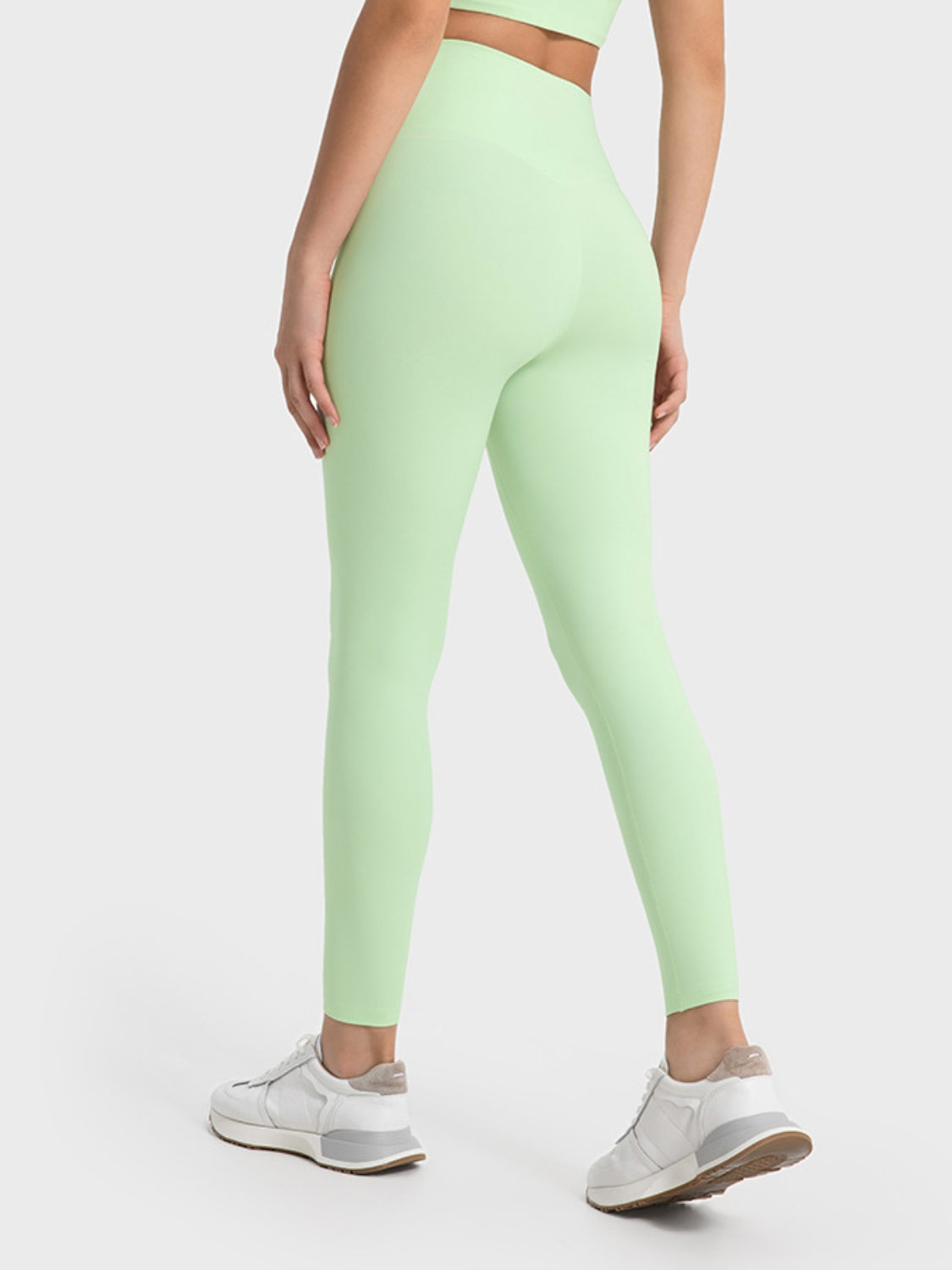 Wide Waistband Sports Leggings - Ryzela