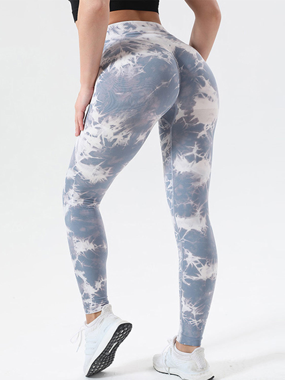 Tie-Dye High Waist Active Leggings - Ryzela