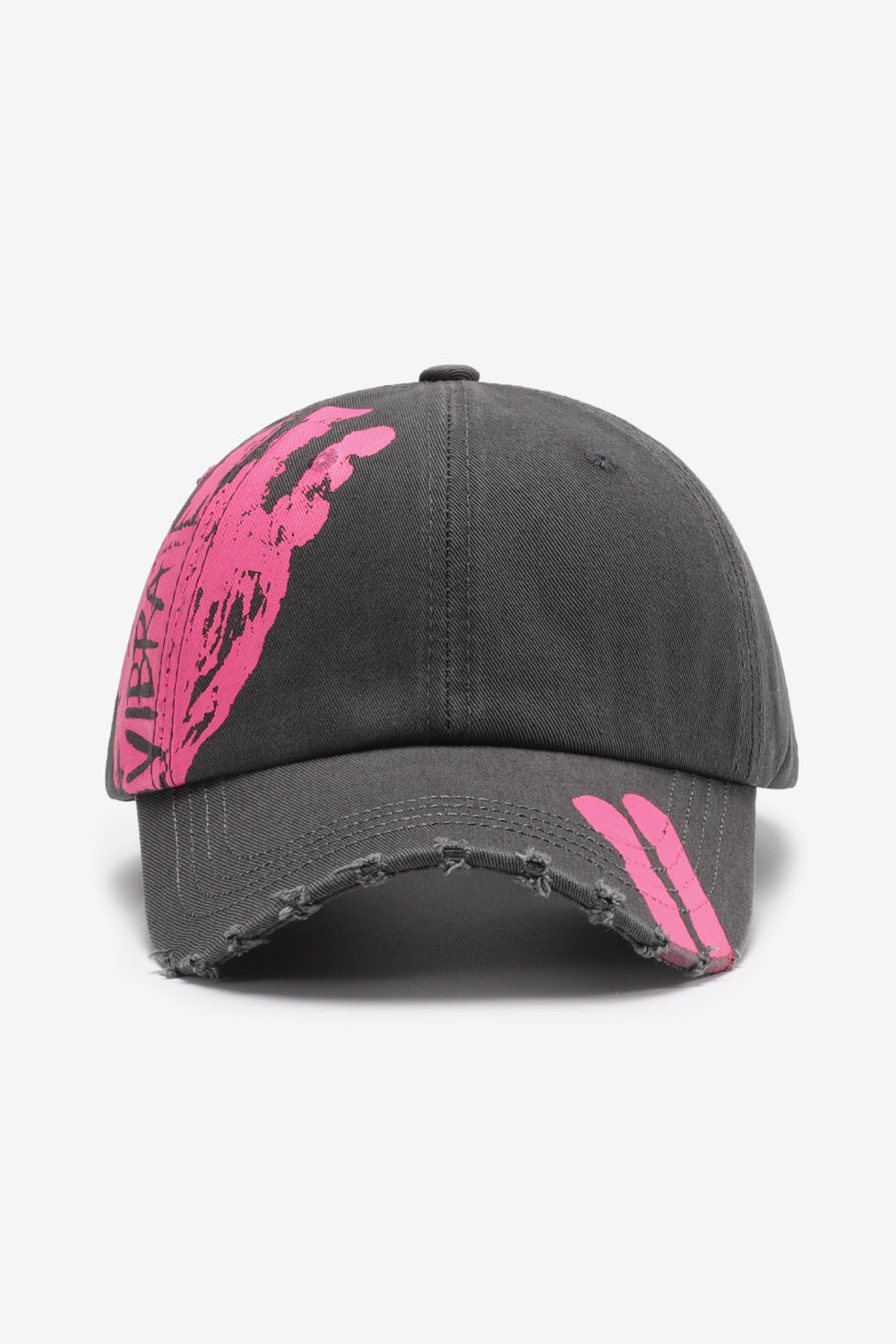 VIBRA Graphic Distressed Adjustable Baseball Cap - Ryzela