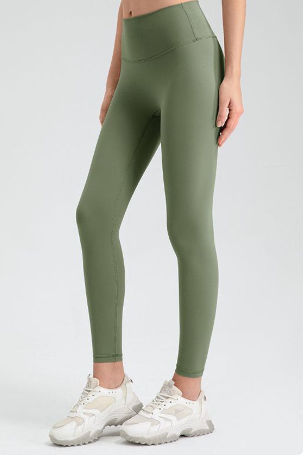 Wide Waistband Sport Leggings - Ryzela