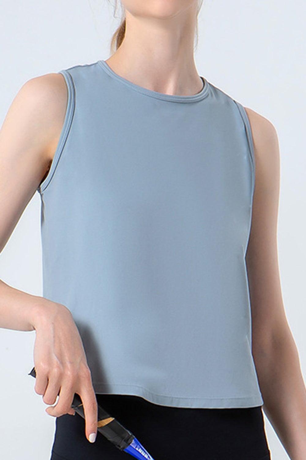 Round Neck Active Tank - Ryzela