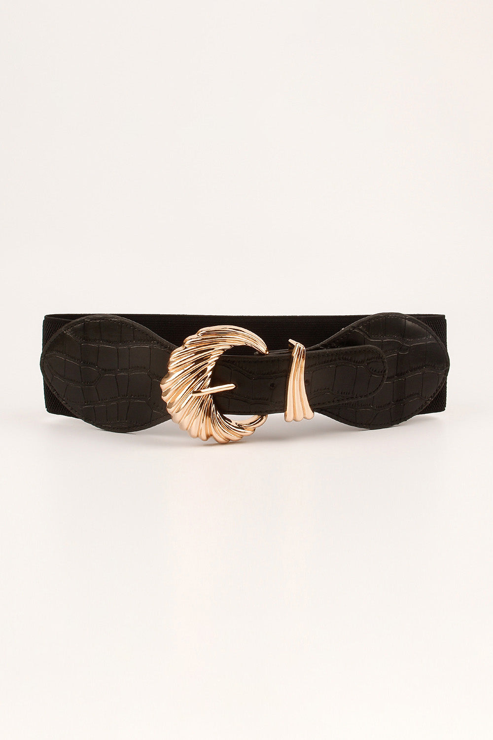 Shell Alloy Buckle Elastic Belt - Ryzela