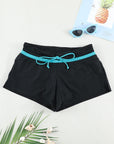 Full Size Drawstring Swim Shorts - Ryzela