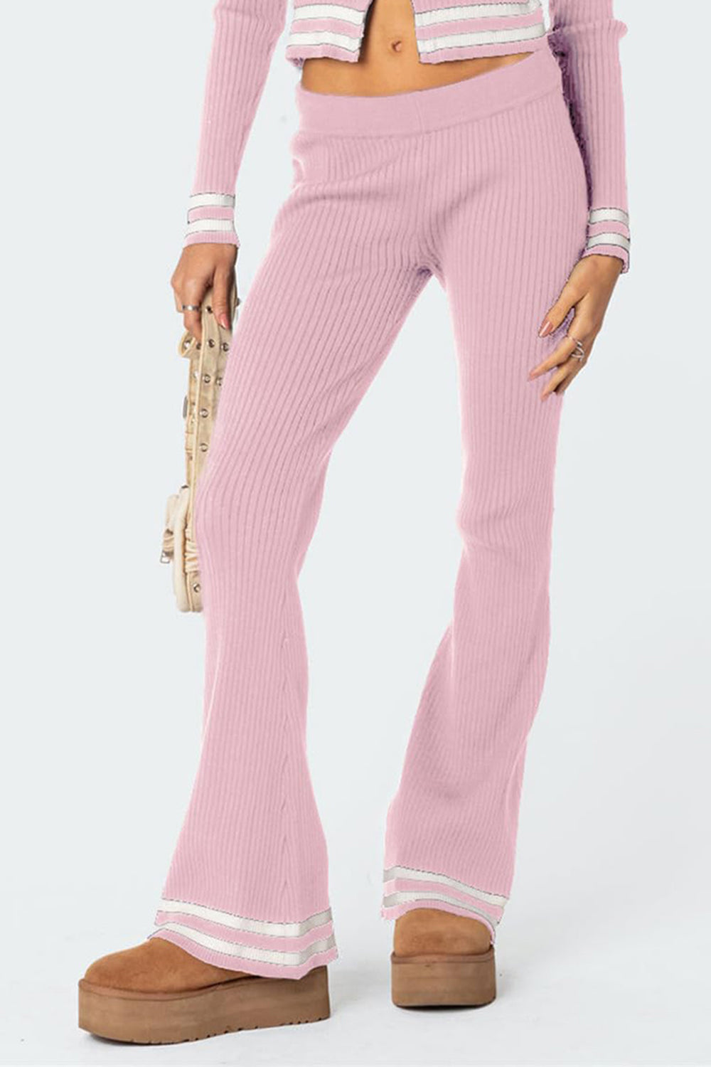 Zip Up Long Sleeve Top and Pants Set - Ryzela