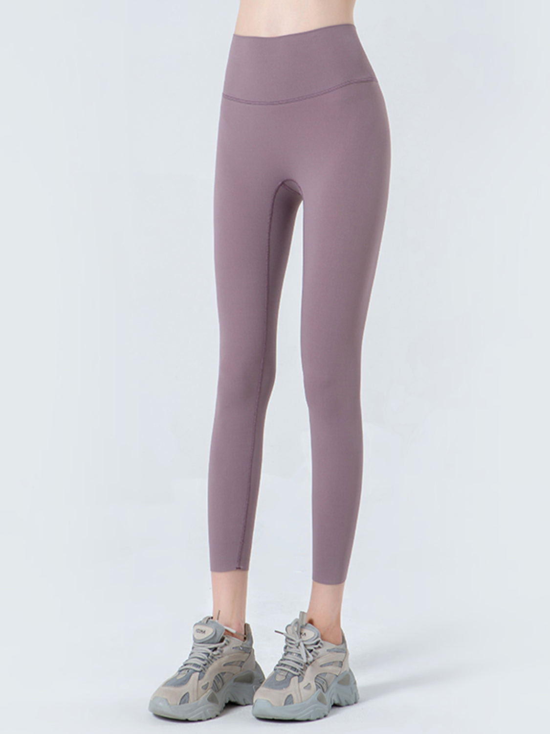 Wide Waistband Cropped Sports Leggings - Ryzela