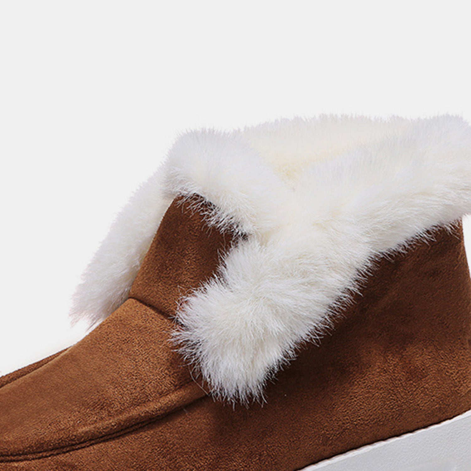 Furry Suede Snow Boots - Ryzela