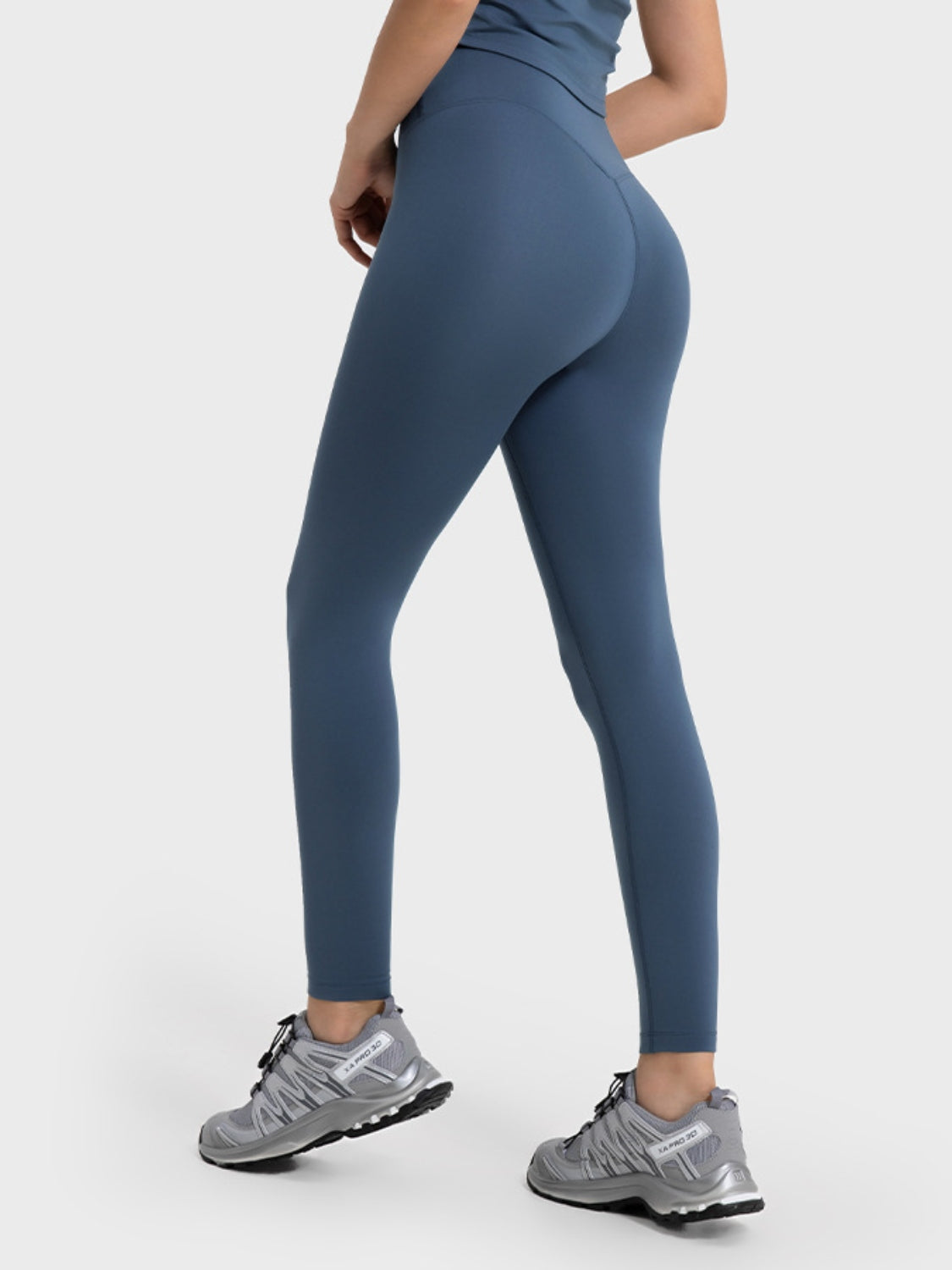 Wide Waistband Sports Leggings - Ryzela