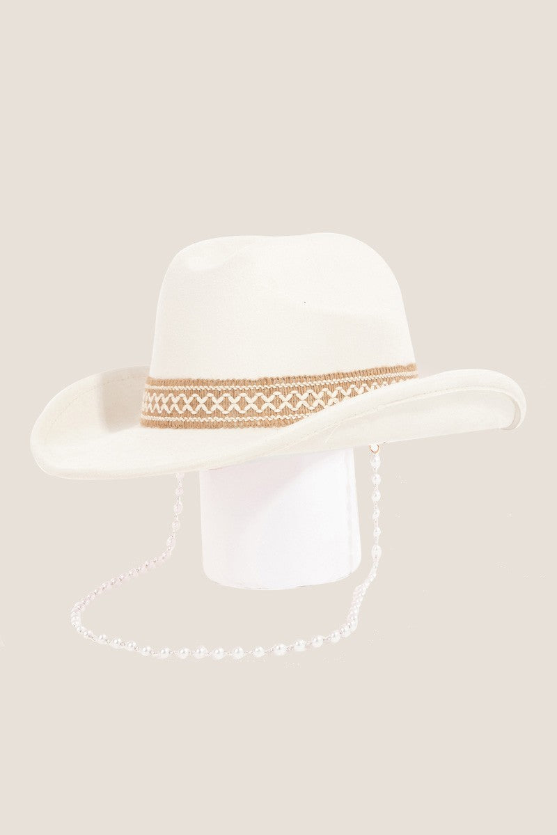 Fame Ornate Band Cowboy Hat - Ryzela