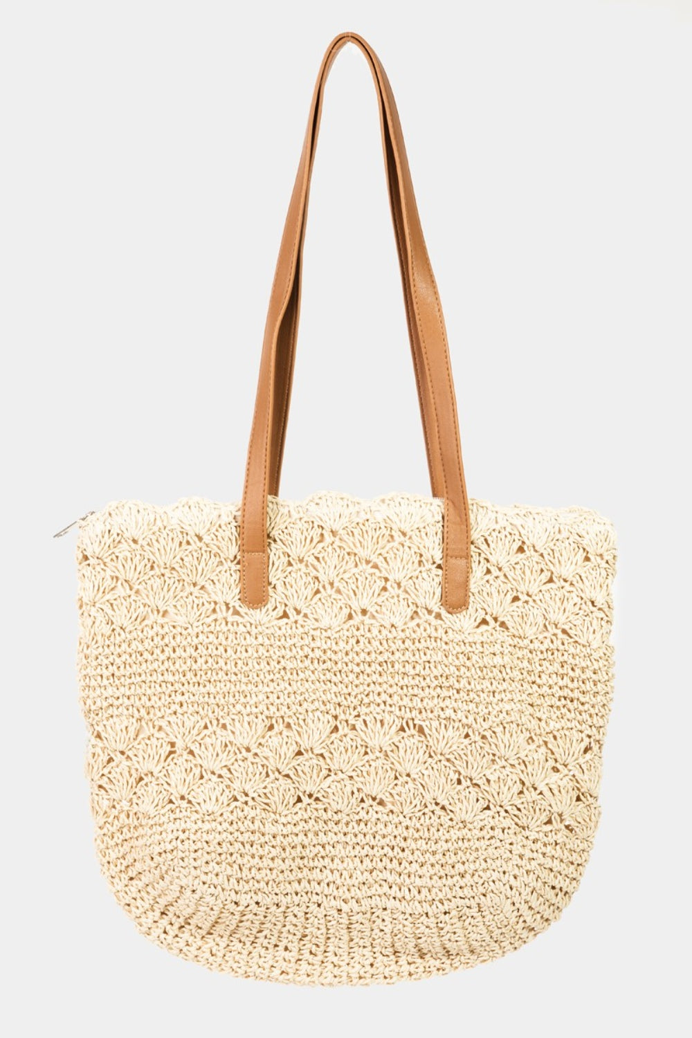 Fame Straw Braided Tote Bag - Ryzela