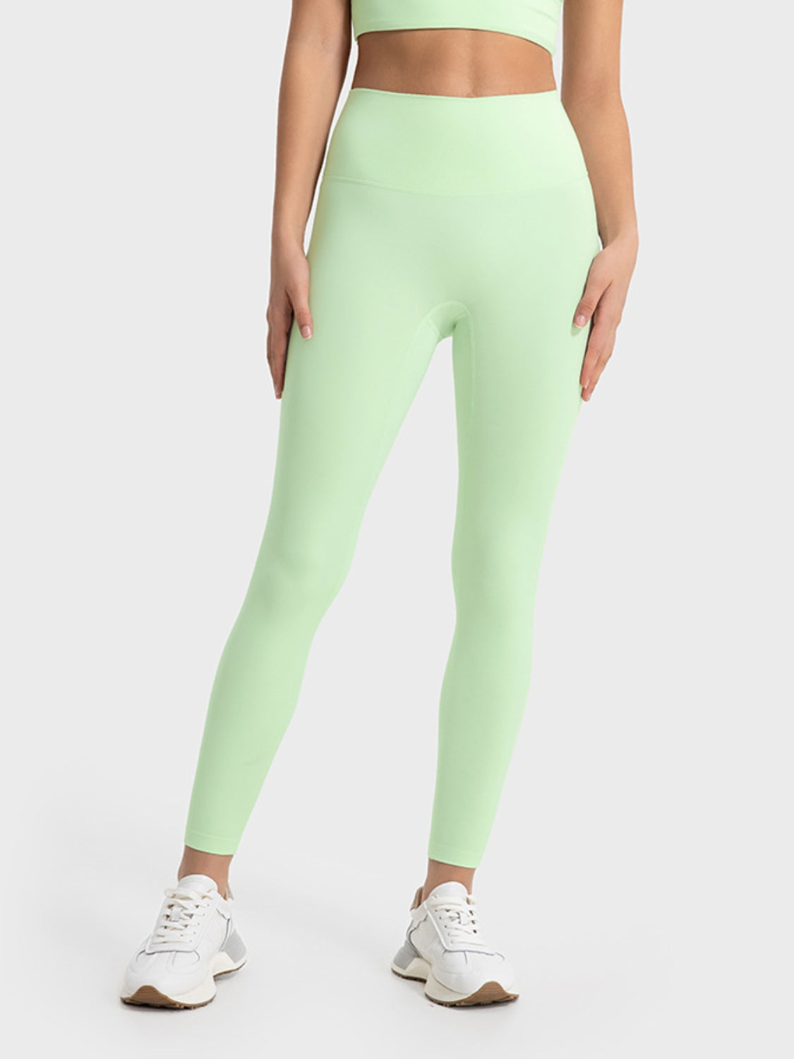 Wide Waistband Sports Leggings - Ryzela