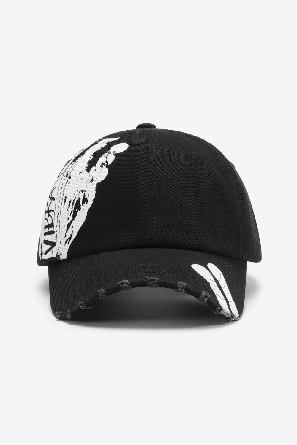 VIBRA Graphic Distressed Adjustable Baseball Cap - Ryzela