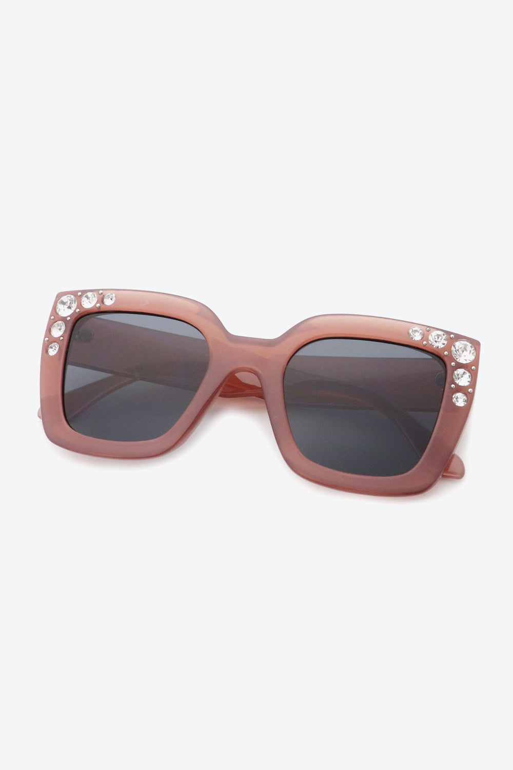 Inlaid Rhinestone Polycarbonate Sunglasses - Ryzela