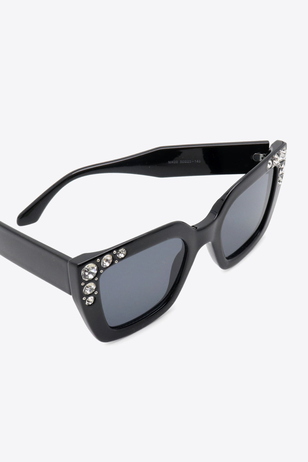 Inlaid Rhinestone Polycarbonate Sunglasses - Ryzela