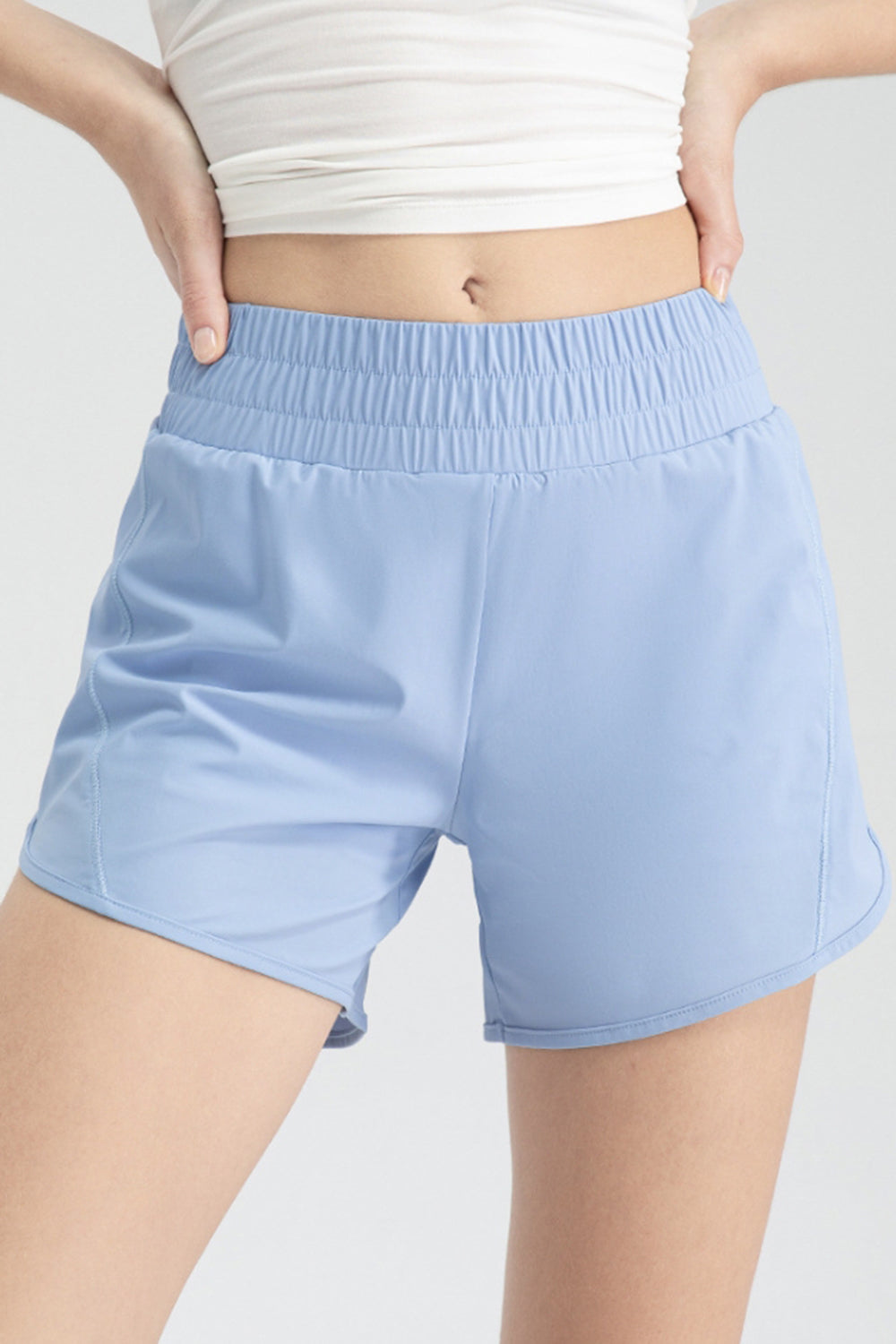 Elastic Waist Active Shorts - Ryzela